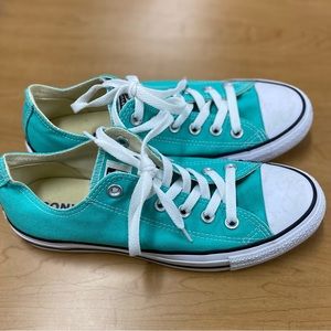 Teal Converse Women’s Sz 8 Men’s Size 6